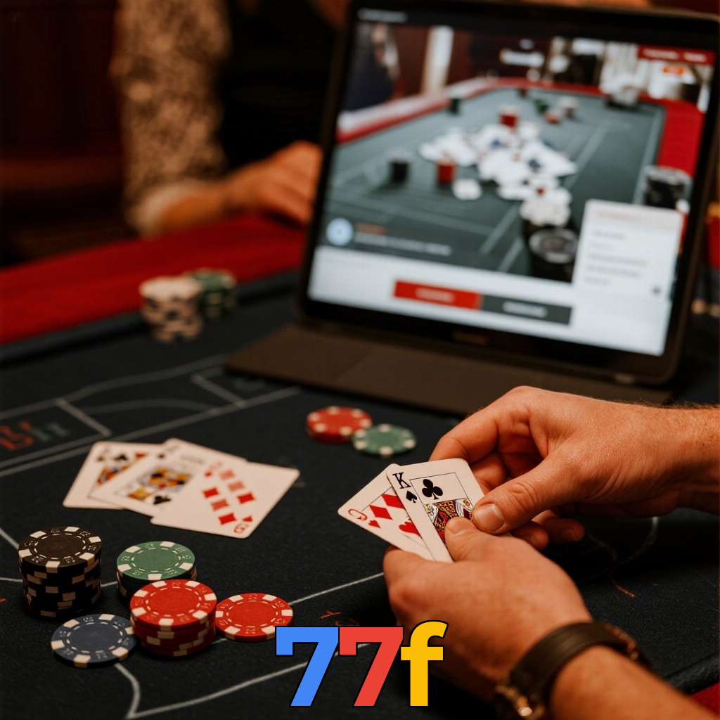 77f:Aposte no futebol e ganhe prêmios em blackjack e roleta online!